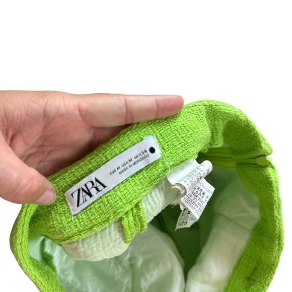 Zara Lime Sailor Shorts - Picture 6 of 11